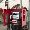 Önfelszívó dízel üzemanyag-átfejtő szivattyú 10–40 L/perc 155W, átfolyásmérővel és automata töltőpisztollyal