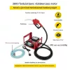 Önfelszívó dízel üzemanyag-átfejtő szivattyú 10–40 L/perc 155W, átfolyásmérővel és automata töltőpisztollyal