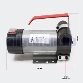   Üzemanyag szivattyú 24V DC gázolaj kút szivattyú átfejtő pumpa 150W