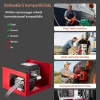 Elektromos dízel üzemanyag-átfejtő szivattyú 60 L/perc 230V, átfolyásmérővel és automata töltőpisztollyal