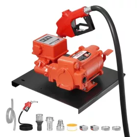   Elektromos üzemanyag-átfejtő szivattyú 76 L/perc 230V, átfolyásmérővel és automata töltőpisztollyal