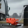 Elektromos üzemanyag-átfejtő szivattyú 76 L/perc 230V, átfolyásmérővel és automata töltőpisztollyal