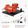 Elektromos üzemanyag-átfejtő szivattyú 76 L/perc 230V, átfolyásmérővel és automata töltőpisztollyal
