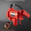 Elektromos üzemanyag-átfejtő szivattyú 76 L/perc 230V, automata töltőpisztollyal és tömlőkkel
