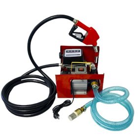   Üzemanyag töltő szivattyú állomás 230V 550W kézi töltő pisztoly gázolaj kút dízel töltőállomás 60 l/min
