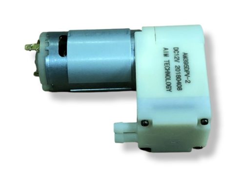 Vákuumszivattyú dugattyús, 12V 74 kPa 0,74 bar vákuumpumpa 1200 mA 6 liter/perc