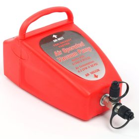   Levegős vákuumszivattyú kompresszorra köthető 28 liter/perc 0,09 Bar Csatlakozó 1/2" ACME  autóklíma adapter R134a és R12 gázhoz 