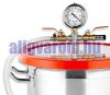 Vákuumkamra és vákuumszivattyú 230V 99 liter/perc 0,00005 Bar + 17 literes vákuumtartály
