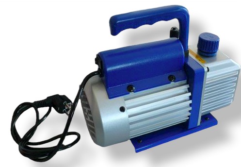 vákuumpumpa 230V 120W 42 liter/perc 0,00005 Bar 0,05 mBar 5 Pa egylépcsős vákuumszivattyú