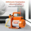 Vákuumpumpa 6 CFM kétfokozatú vákuumszivattyú, 370 W, 0,2 Pa – R134a, R22 és R410a