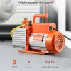 Vákuumpumpa 9 CFM kétfokozatú vákuumszivattyú 750W, 0,2 Pa – R134a, R22 és R410a
