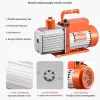 Vákuumpumpa 9 CFM kétfokozatú vákuumszivattyú 750W, 0,2 Pa – R134a, R22 és R410a