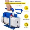 255 l/perc kétfokozatú vákuumszivattyú 1 LE, 0,3 Pa, 220V vákuumberendezésekhez