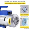 220V Vákuumszivattyú 10 CFM kétfokozatú vákuumszivattyú 1 LE, 0,3 Pa