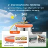 Rozsdamentes vákuumkamra edzett üvegfedéllel 11,4 literes Ø230 × 270 mm