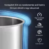 Rozsdamentes vákuumkamra edzett üvegfedéllel 11,4 literes Ø230 × 270 mm