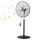 Ipari állóventilátor 670 mm lapátátmérővel – 6800 CFM légszállítás, 3 sebességfokozat, 85°-os oszcilláció, 131–193 cm között állítható magasság, robusztus szénacél kivitel