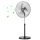 Nagy teljesítményű állóventilátor 570 mm-es lapátátmérővel – 3 sebességfokozat, 5400 CFM légáramlás, 90°-os oszcilláció, 110–138 cm állítható magasság, halk működés