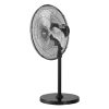 Nagy teljesítményű állóventilátor 570 mm-es lapátátmérővel – 3 sebességfokozat, 5400 CFM légáramlás, 90°-os oszcilláció, 110–138 cm állítható magasság, halk működés