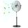 Ipari állóventilátor 560 mm lapátátmérővel – 3 fokozatú, 4200 CFM teljesítményű ventilátor, 360°-ban állítható fejjel és 115–147 cm-ig állítható magassággal