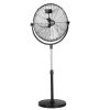 Ipari állóventilátor 560 mm lapátátmérővel – 3 fokozatú, 4200 CFM teljesítményű ventilátor, 360°-ban állítható fejjel és 115–147 cm-ig állítható magassággal