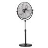 Ipari állóventilátor 560 mm lapátátmérővel – 3 fokozatú, 4200 CFM teljesítményű ventilátor, 360°-ban állítható fejjel és 115–147 cm-ig állítható magassággal