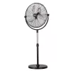 Ipari állóventilátor 560 mm lapátátmérővel – 3 fokozatú, 4200 CFM teljesítményű ventilátor, 360°-ban állítható fejjel és 115–147 cm-ig állítható magassággal