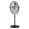 Ipari állóventilátor 560 mm lapátátmérővel – 3 fokozatú, 4200 CFM teljesítményű ventilátor, 360°-ban állítható fejjel és 115–147 cm-ig állítható magassággal