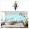 Ipari állóventilátor 560 mm lapátátmérővel – 3 fokozatú, 4200 CFM teljesítményű ventilátor, 360°-ban állítható fejjel és 115–147 cm-ig állítható magassággal