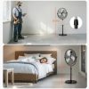 Ipari állóventilátor 560 mm lapátátmérővel – 3 fokozatú, 4200 CFM teljesítményű ventilátor, 360°-ban állítható fejjel és 115–147 cm-ig állítható magassággal