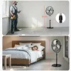 Ipari állóventilátor 560 mm lapátátmérővel – 3 fokozatú, 4200 CFM teljesítményű ventilátor, 360°-ban állítható fejjel és 115–147 cm-ig állítható magassággal