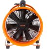 Kompakt axiálventilátor 1020 CFM légszállítással – 145 W AC motor, 2900 ford./perc, 8 m légcsatornával, IP44 védelem,  mobil ipari kivitel