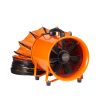 Kompakt axiálventilátor 1020 CFM légszállítással – 145 W AC motor, 2900 ford./perc, 8 m légcsatornával, IP44 védelem,  mobil ipari kivitel
