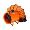 Ipari axiálventilátor 2574 CFM légszállítással – 365 W AC motor, 2810 ford./perc, 5 m légcsatornával, IP44 védelem, ETL minősítés