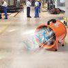 Ipari axiálventilátor 2574 CFM légszállítással – 365 W AC motor, 2810 ford./perc, 5 m légcsatornával, IP44 védelem, ETL minősítés