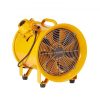 Ipari építkezési ventilátor 4240 CFM légszállítással – 1100 W AC motor, 2850 ford./perc, IP44 védettség, 5 m kábellel, 79 dB zajszint, robusztus acélházas kivitel