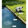 Tólevegőztető szivattyúkészlet 590W 1400 fordulat/perc 30,5 m tömlővel és 360°-os nano diffúzorral