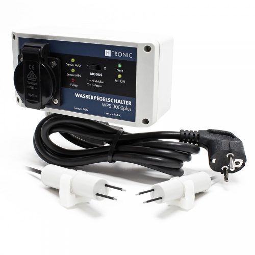 S1000 Vízszint kapcsoló 2 szintjelzővel be és kikapcsolás töltés és ürítés mód 230V 3000W úszókapcso