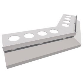   OX Drip Plus terasz szegély 135° külső tompa sarok Világosszürke sarokprofil RAL 7035