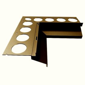 OX Drip PLUS vízvető Barna belső sarokprofil erkély balkon terasz derékszögű sarokelem