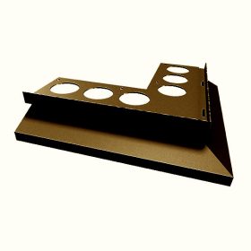   OX Drip Plus terasz szegély Külső sarok Barna sarokprofil RAL 8028