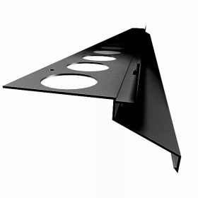   OX Drip Plus terasz szegély kőlapokhoz Antracit 40 mm túlnyúlás erkély vízvető profil 2500 mm RAL 7016