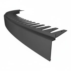   OX Flexi Priamy hajlítható vízvető Antracit erkély terasz élvédő görbíthető flexibilis élzáró teraszszegély RAL7016