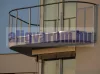 OX Flexi Priamy hajlítható vízvető Natúr alumínium erkély terasz élvédő görbíthető flexibilis élzáró teraszszegély