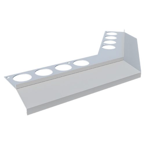 OX Maxi terasz szegély külső sarokprofil 135° Natúr alumínium 25x25 cm tompa sarokelem