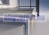 OX Maxi terasz szegély külső sarokprofil 135° Szürke 25x25 cm tompa sarokelem RAL 7035