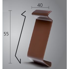   OX Maxi terasz szegély toldó Barna vízvető toldóelem RAL 8028