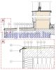 OX Mini teraszszegély szürke alumínium 20 mm kilógás RAL 7035 vízvető profil 2500 mm