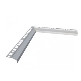   OX Mini teraszszegély Belső sarok Világos szürke RAL 7035