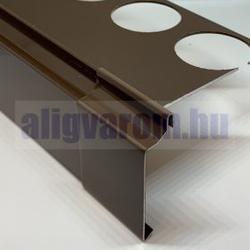   OX Priamy Stone és Flexi Barna teraszszegély toldóelem alumíniumból RAL8028